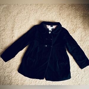 Janie and Jack Classic Black Kids Coat